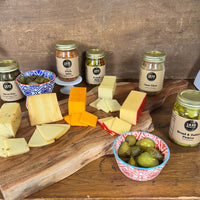 Thumbnail for An assortment of our best Smoked Cheese and our top selling jarred goods.  Perfect for those on your list that want something less 