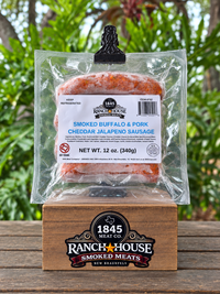 Thumbnail for Buffalo & Pork Cheddar Jalapeno Sausage Links 12 oz.