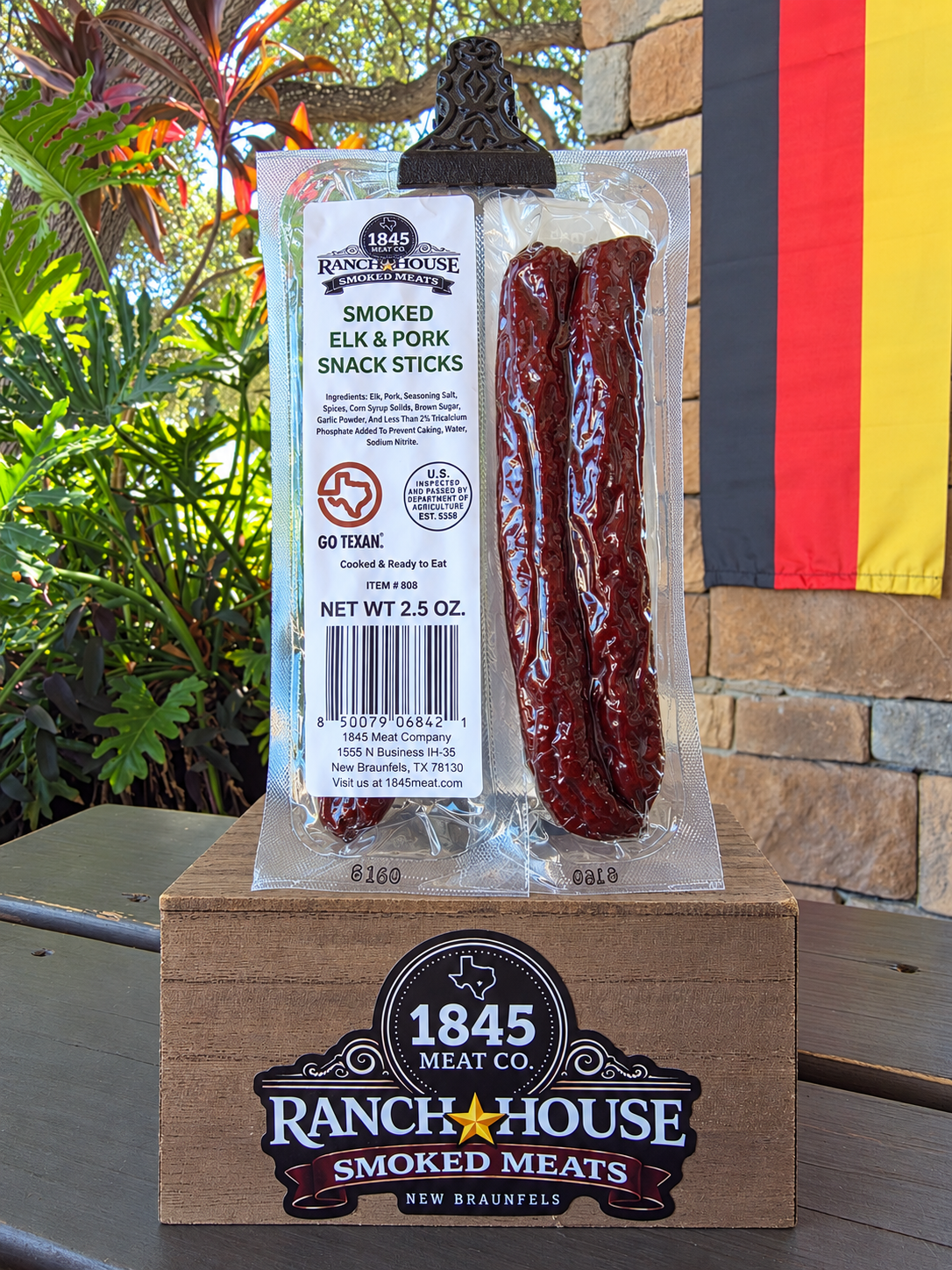 Elk & Pork Snack Sticks 2.5 oz. Package