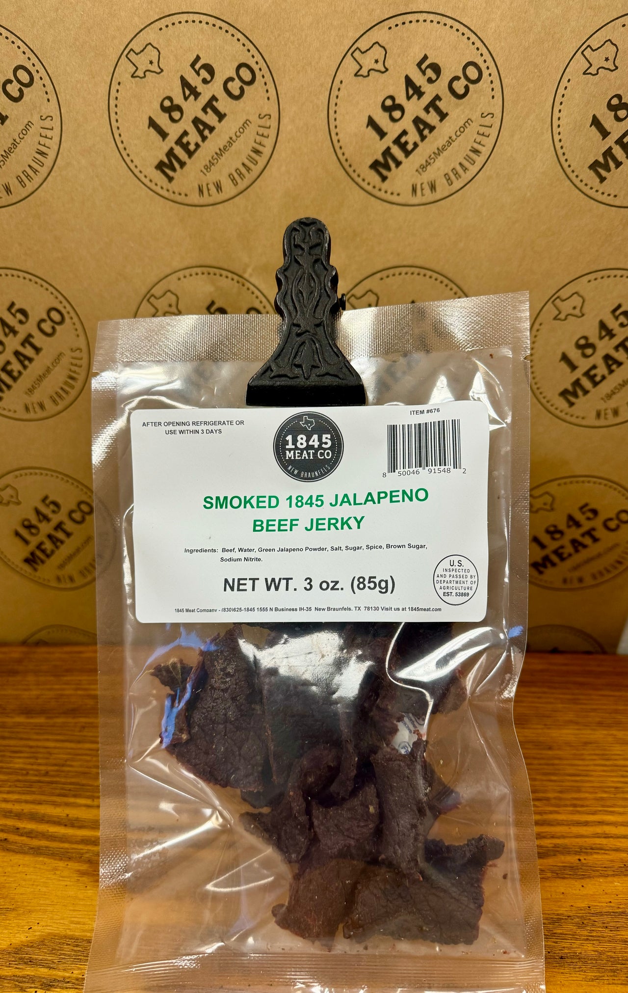 Jalapeno Beef Jerky 3 oz. Package