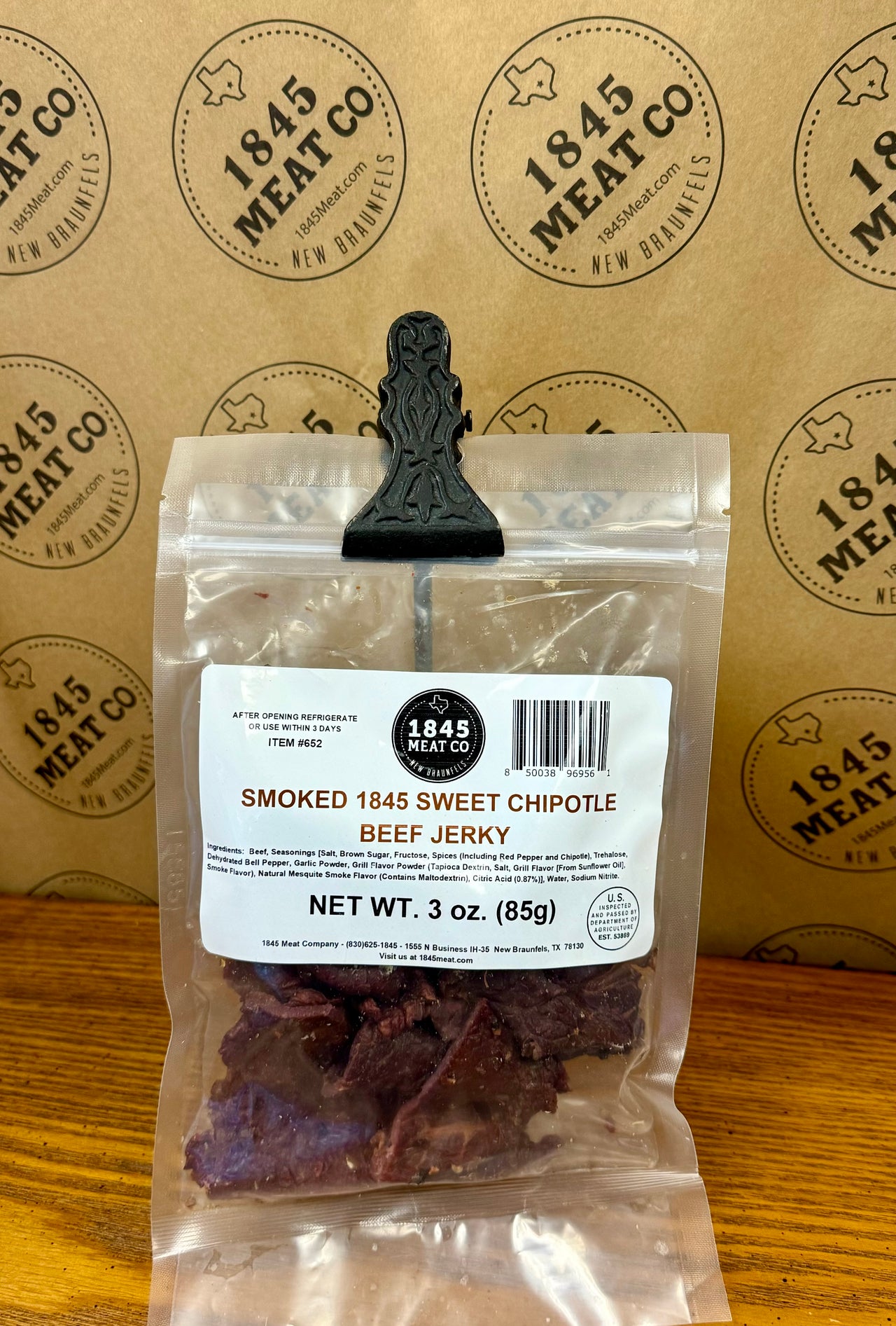 Sweet Chipotle Beef Jerky 3 oz. Bag