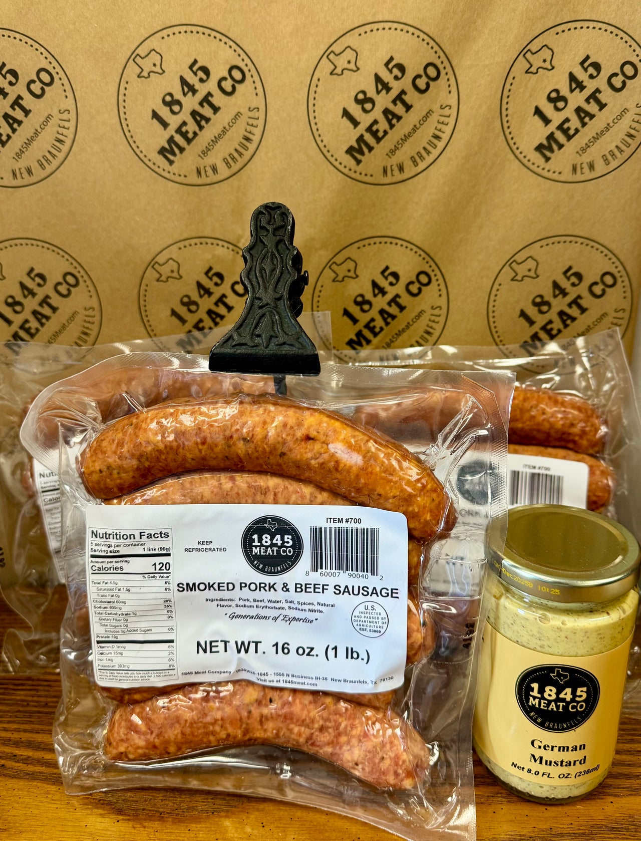 Pork & Beef Sausage 1 lb. Package