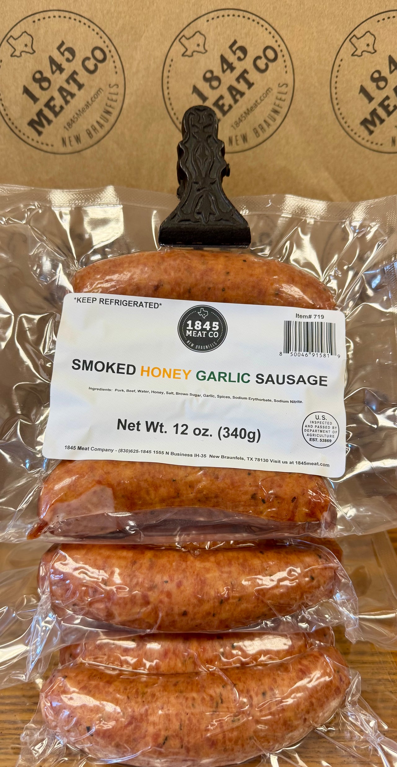 Honey Garlic Sausage - 12 oz.