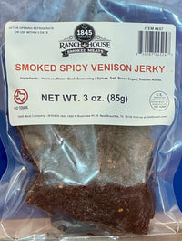 Thumbnail for Spicy Venison Jerky 3 oz. pkg.