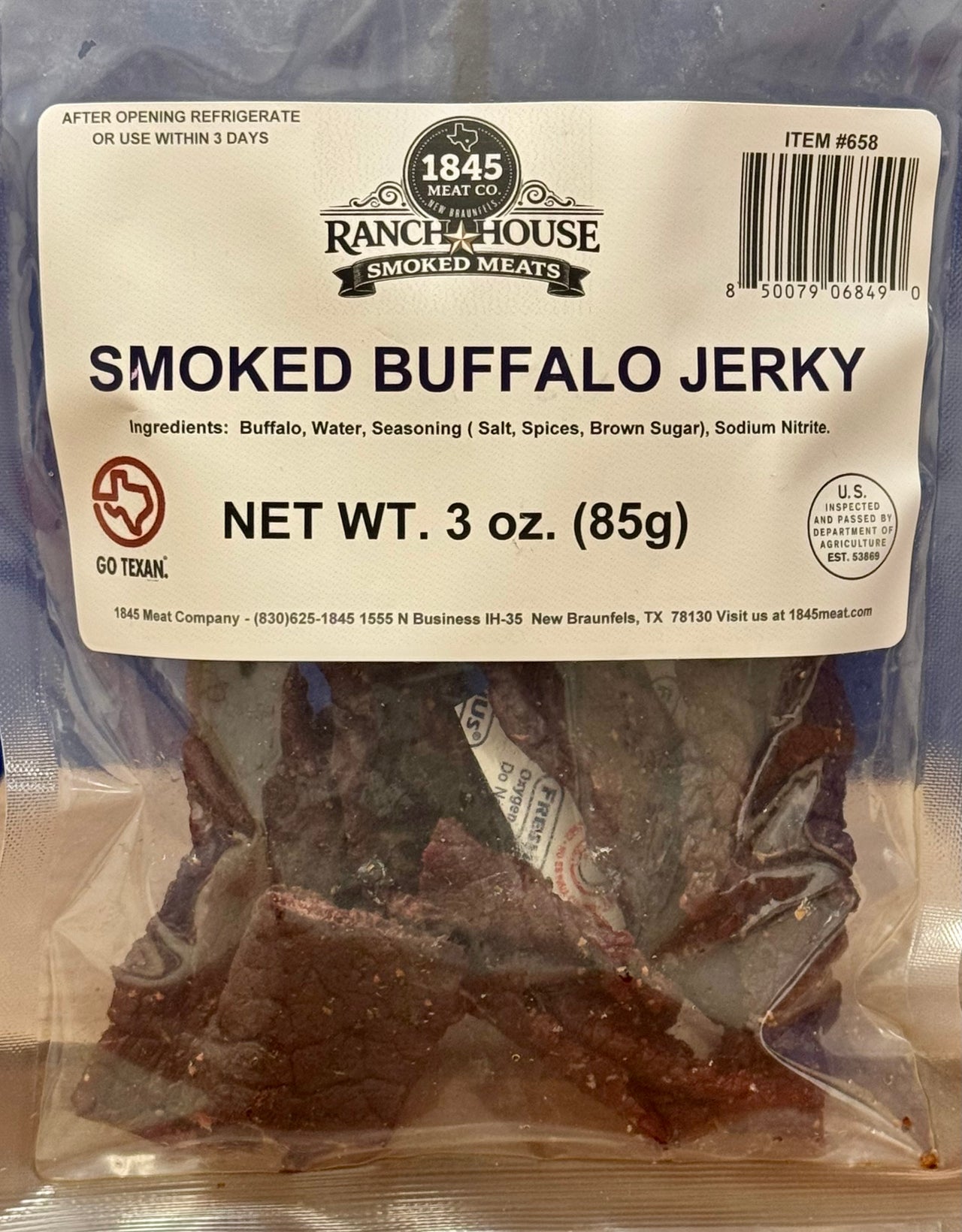 Buffalo Jerky 3 oz. Package