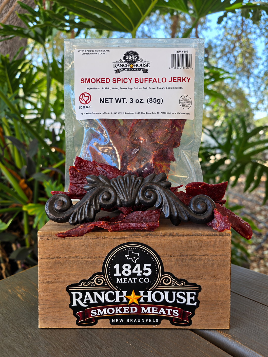 Spicy Buffalo Jerky 3 oz. Package