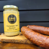 Thumbnail for ﻿This mustard is a great addition to a meat board, sandwich or snack!  Just a hint of dill and sweetness from the champagne.