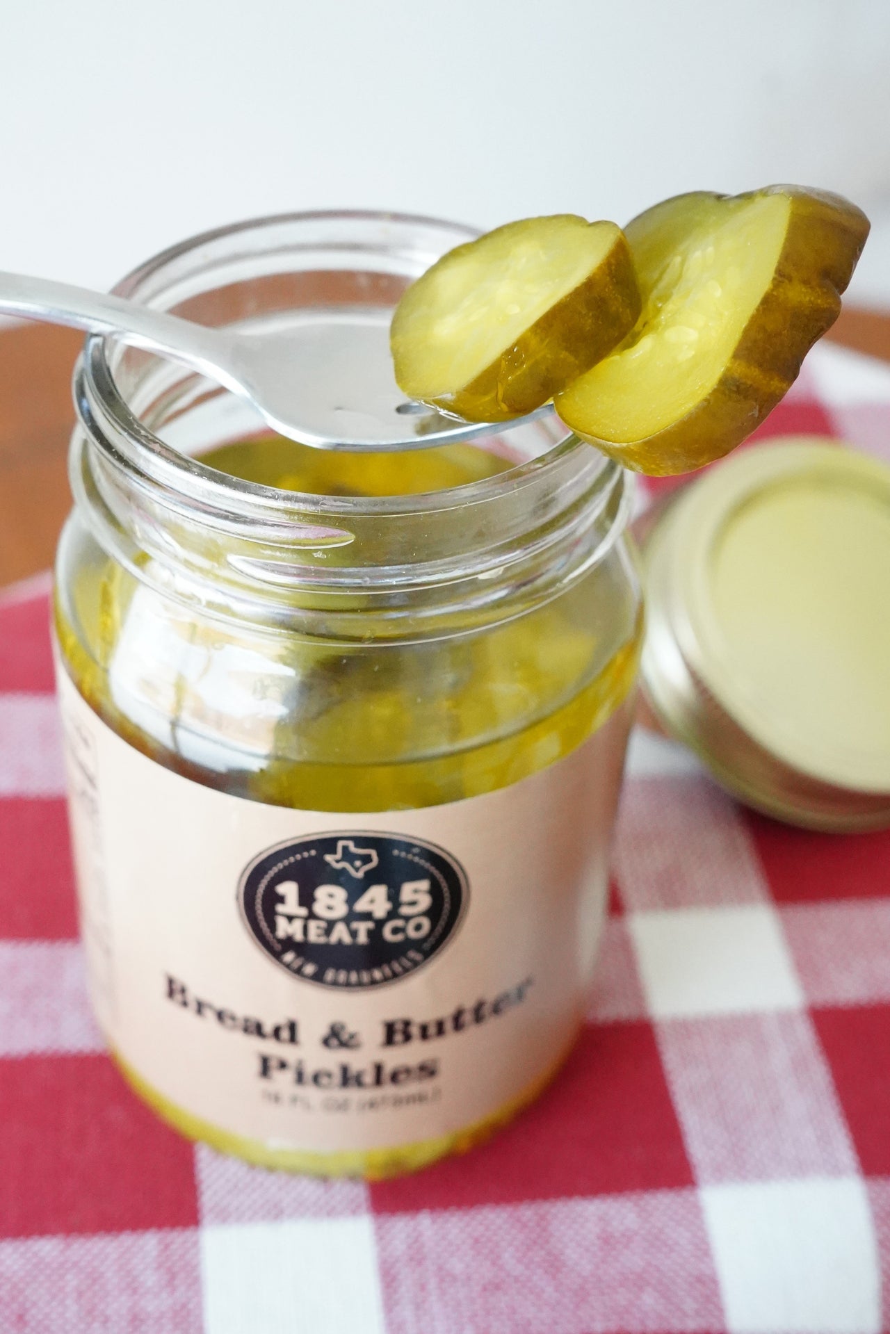 A little bit of sweetness to make a crispy bread and butter pickle.