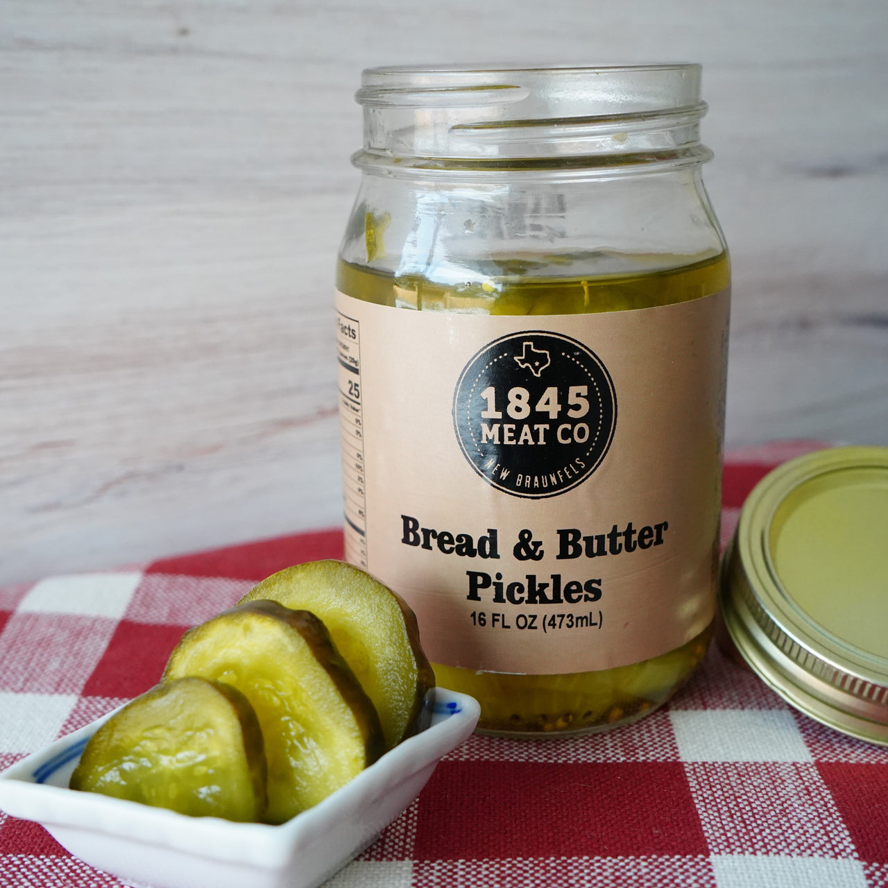 A little bit of sweetness to make a crispy bread and butter pickle.