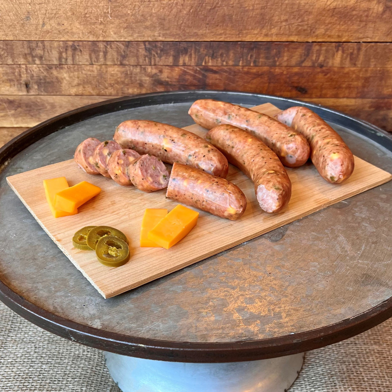 Smoked Cheddar Jalapeno Sausage 3 - 1 lb. Packages