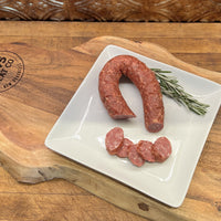 Thumbnail for ﻿This wonderful Venison & Pork Sausage is based on an old Tays Family recipe loved by family and friends for years.
