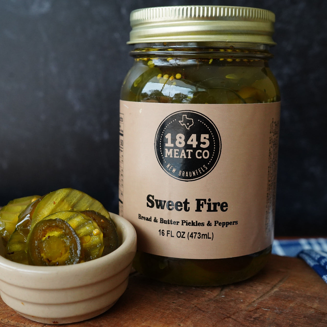 The perfect amount of jalapeno added to the bread and butter pickles. A great compliment to any sandwich. 	