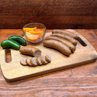 Thumbnail for Smoked Peach Jalapeno Sausage 3 - 1 lb. Packages