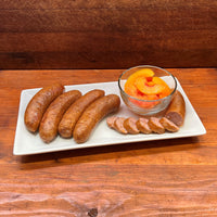 Thumbnail for Smoked Peach Sausage 1 lb. Package
